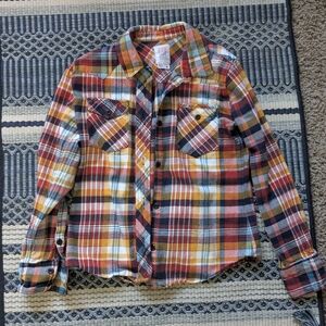 Colorful Topo Designs Flannel Shirt